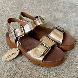 White Mountain Women’s Leftmost Platform Sandals